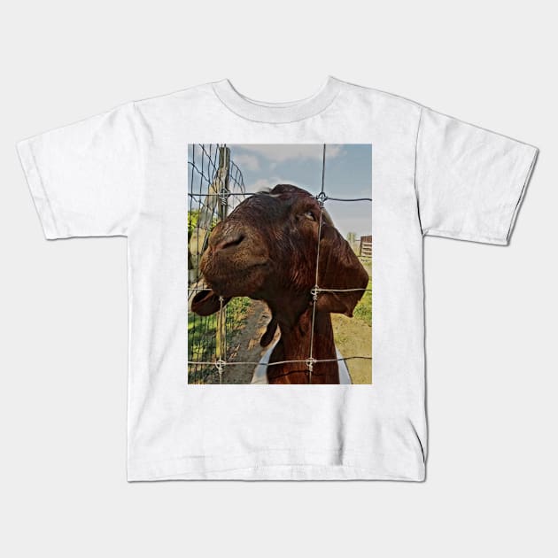 Goat A2 Kids T-Shirt by MaryLinH